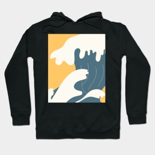 Great waves Hoodie